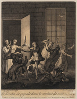TvB G 5777
<br/>
Het noodlot kondigt zich aan in het nachtelijk gevecht
<br/>
<em>Oudry, Jean-Baptiste (1686-1755)</em>